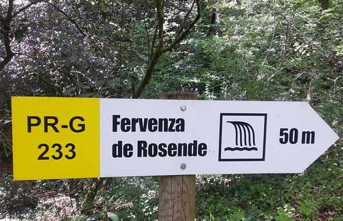 Ruta de senderismo, Turismo rural, Pazo de Andeade, Fervenza de Rosende